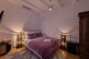 Postel nebo postele na pokoji v ubytování Butik Design Nádas + 8 fotografií