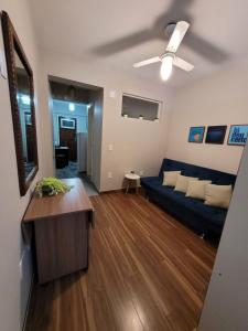 Χώρος καθιστικού στο Apartamento temporada Guarapari-Centro