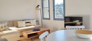 Posezení v ubytování Bright Appartment perfect location