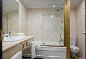 Ванная комната в Hotel Bahía de Vigo