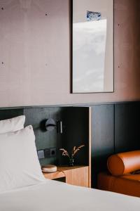 Katil atau katil-katil dalam bilik di The Comodo Bad Gastein, a Member of Design Hotels