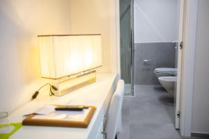 Koupelna v ubytování Hotel Monte Sarago
