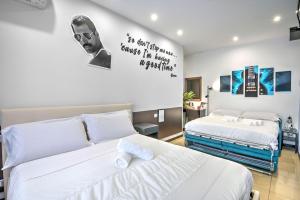 Postel nebo postele na pokoji v ubytování B&B Studio83 Pompei