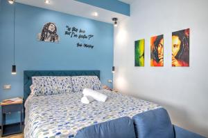 Postel nebo postele na pokoji v ubytování B&B Studio83 Pompei
