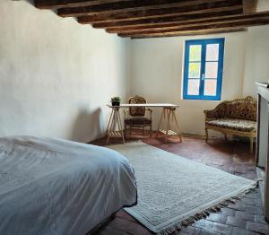 Posteľ alebo postele v izbe v ubytovaní Ancien hôtel particulier avec patio