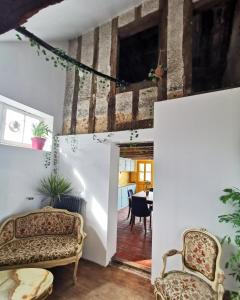Posedenie v ubytovaní Ancien hôtel particulier avec patio