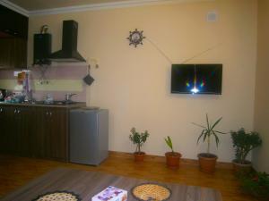Kuchyň nebo kuchyňský kout v ubytování Aygestan Comfort Holiday Home