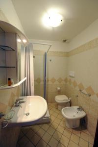 Koupelna v ubytování B&B Anna Lungomare
