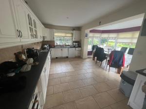 Kuchyň nebo kuchyňský kout v ubytování graiguenamanagh Homestay