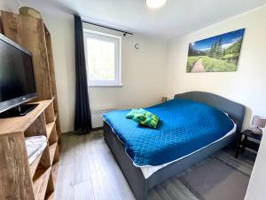 Postel nebo postele na pokoji v ubytování Na szlaku - Leśniki 17