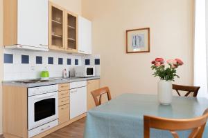 Kuchyň nebo kuchyňský kout v ubytování Hotel Orion