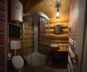 Ванная комната в cabana 3 stejari