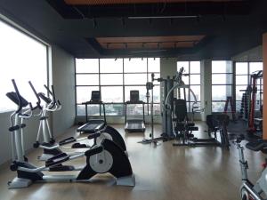 Fitnes oz. oprema za telovadbo v nastanitvi Elegant and comfy apartment in Westlands, Nairobi