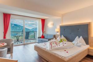 Postel nebo postele na pokoji v ubytování Hotel Meinhardt