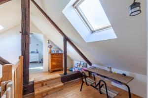 Posezení v ubytování La Grange - Charmante maison à Langrune-sur-mer