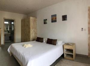 Rúm í herbergi á Amalfi Villa
