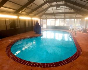 een groot zwembad in een groot gebouw bij Comfort Inn Hammond in Hammond