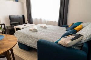 Posteľ alebo postele v izbe v ubytovaní Le Seashore - Séjour proche plage, commerces & casino