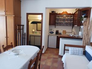 Kuchyň nebo kuchyňský kout v ubytování Evelinas Apartement
