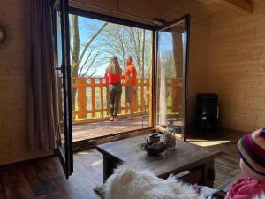 Balkón nebo terasa v ubytování Treehouse Velké Losiny + 22 fotografií