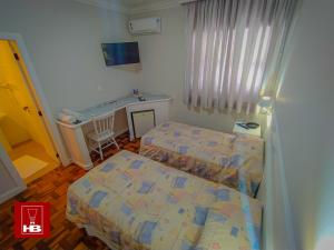 Letto o letti in una camera di Hotel Bruggemann