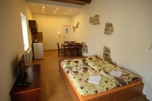 Postel nebo postele na pokoji v ubytování Apartment Ostružná
