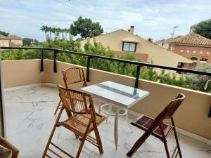 Balkon lub taras w obiekcie Bonito apartamento