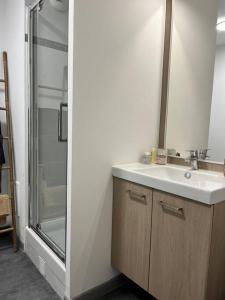 Koupelna v ubytování Superbe Appart 2P pour 4 pers à 5 min TGV RER Orly