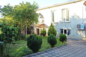 Κήπος έξω από το guest house guru