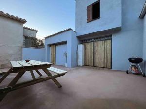 Balkón alebo terasa v ubytovaní Can Mosqueroles casa en Castellfollit de la Roca