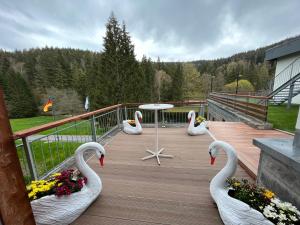 Balkón nebo terasa v ubytování Hotel Schwarzbachtal Hideaway
