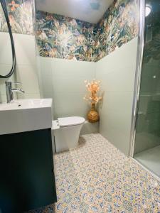 Ванная комната в Bonito Apartamento cerca del puerto de Castellón