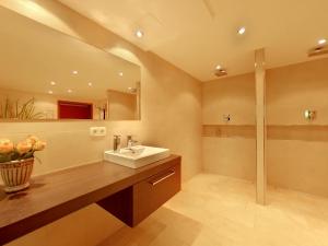 Koupelna v ubytování Hotel Heigl