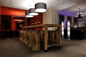 Restaurace v ubytování Sporthotel Pontresina