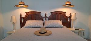 Posteľ alebo postele v izbe v ubytovaní Maison de vacances vue mer