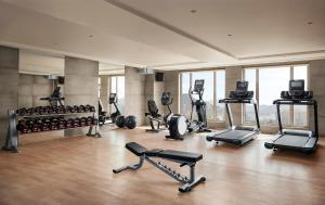 Fitness centrum a/nebo fitness zařízení v ubytování Hyatt Place Jaipur Malviya Nagar