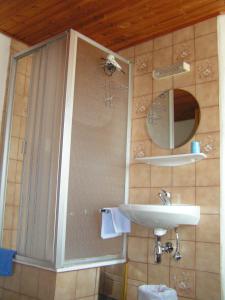 Kúpeľňa v ubytovaní Pension Alpentraum