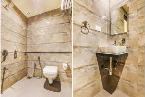 Kylpyhuone majoituspaikassa FabHotel Liwa International