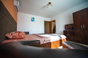Postel nebo postele na pokoji v ubytování Casa Dumitrescu