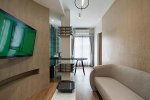 Posezení v ubytování Hotel Sapin