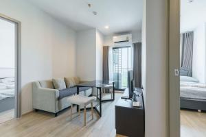 Postel nebo postele na pokoji v ubytování 4-Ideo New Rama 9 游泳池公寓 二房二卫WiFi + 37 fotografií