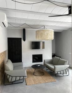 TV a/nebo společenská místnost v ubytování Casa Palma Pals 1