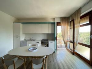 Kuchyň nebo kuchyňský kout v ubytování Vittoria Apartament