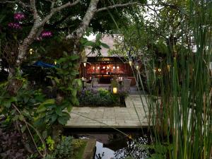 Zahrada ubytování Sudamala Resort, Sanur, Bali