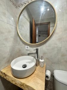 Koupelna v ubytování Al hilo de Landaluce