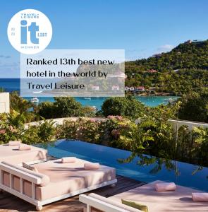 a hotel in the world by travel leisure at Tropical Hotel St Barth in Gustavia