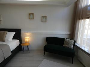 Coin salon dans l'établissement B&B Badhuis