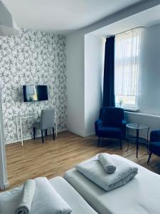 Posteľ alebo postele v izbe v ubytovaní Hostel Octopus Gdańsk