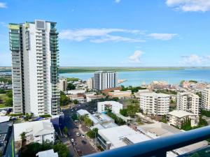 A general view of Darwin or a view of the city taken from Az apartmant