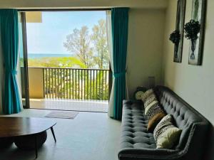 Posezení v ubytování 5 Stars Seafront Suite By The Sea 日落无敌全海景 5星 酒店等级